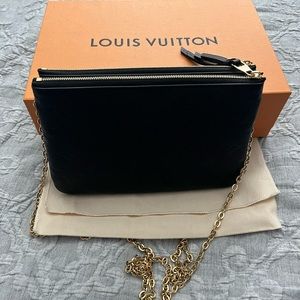 LV Pochette Double Zipper w/Chain